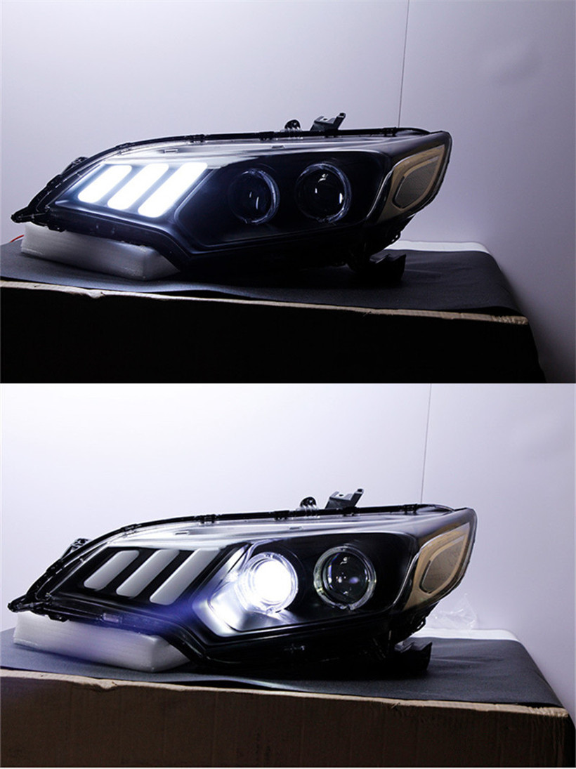 LED Headlight bulbs For Honda Jazz Fit Xenon Headlights 20 14-20 20 Car LED Turn Signal High Beam Angel Eye Daytime Running Lights