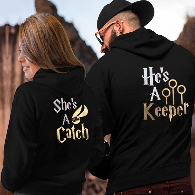 Women Men Lovers Sweatshirt Couples Hoodies Pullovers Gift Catch Keeper Couple Hoody Women's & Sweatshirts
Women Men Lovers Sweatshirt Couples Hoodies Pullovers Gift Catch Keeper Couple Hoody Women's & Sweatshirts