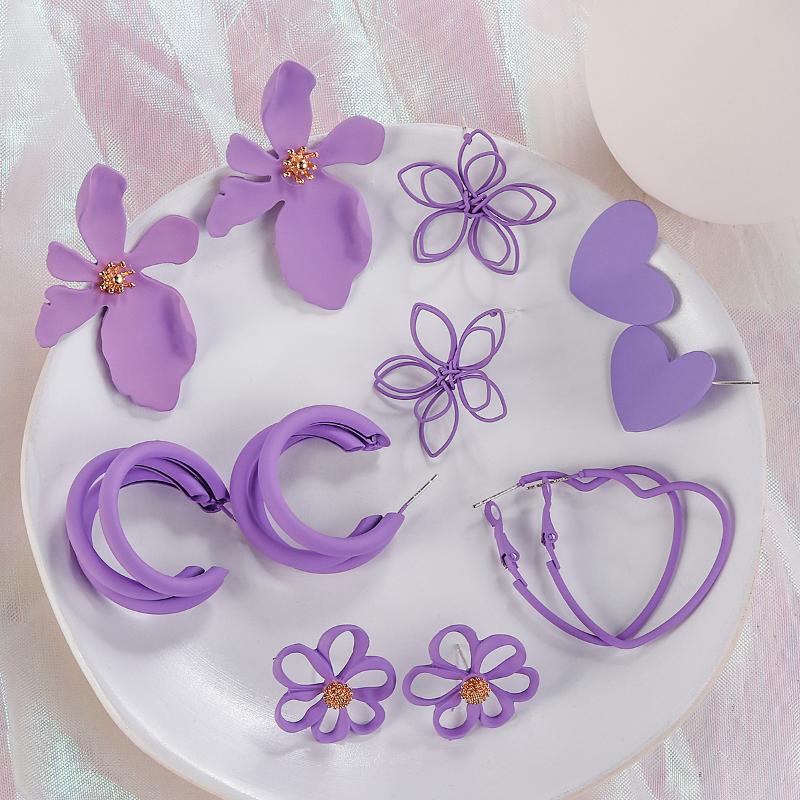 Dangle & Chandelier Korean Romantic Purple Earrings Petal Crystal Flower Butterfly Drop Hanging For Women Fashion Jewelry Girls GiftDangle 
Dangle & Chandelier Korean Romantic Purple Earrings Petal Crystal Flower Butterfly Drop Hanging For Women Fashion Jewelry Girls GiftDangle