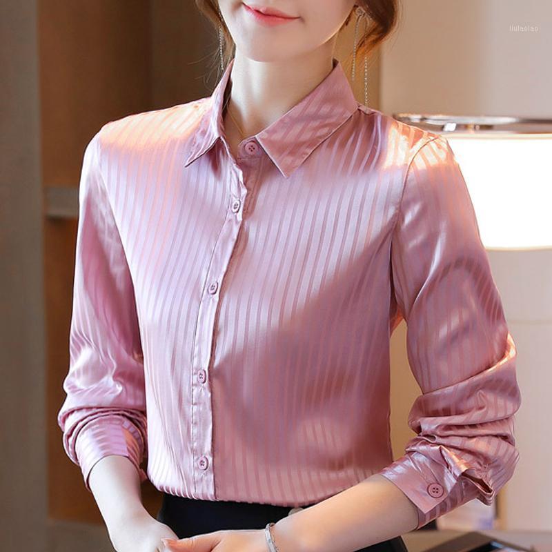 Long Sleeve Striped Blouse Shirt Women Blusas Mujer De Moda 2022 Turn Down Collar Office Chiffon Blusa D644 Women' Blouses & Shirts, Pink
Long Sleeve Striped Blouse Shirt Women Blusas Mujer De Moda 2022 Turn Down Collar Office Chiffon Blusa D644 Women' Blouses & Shirts, Pink
