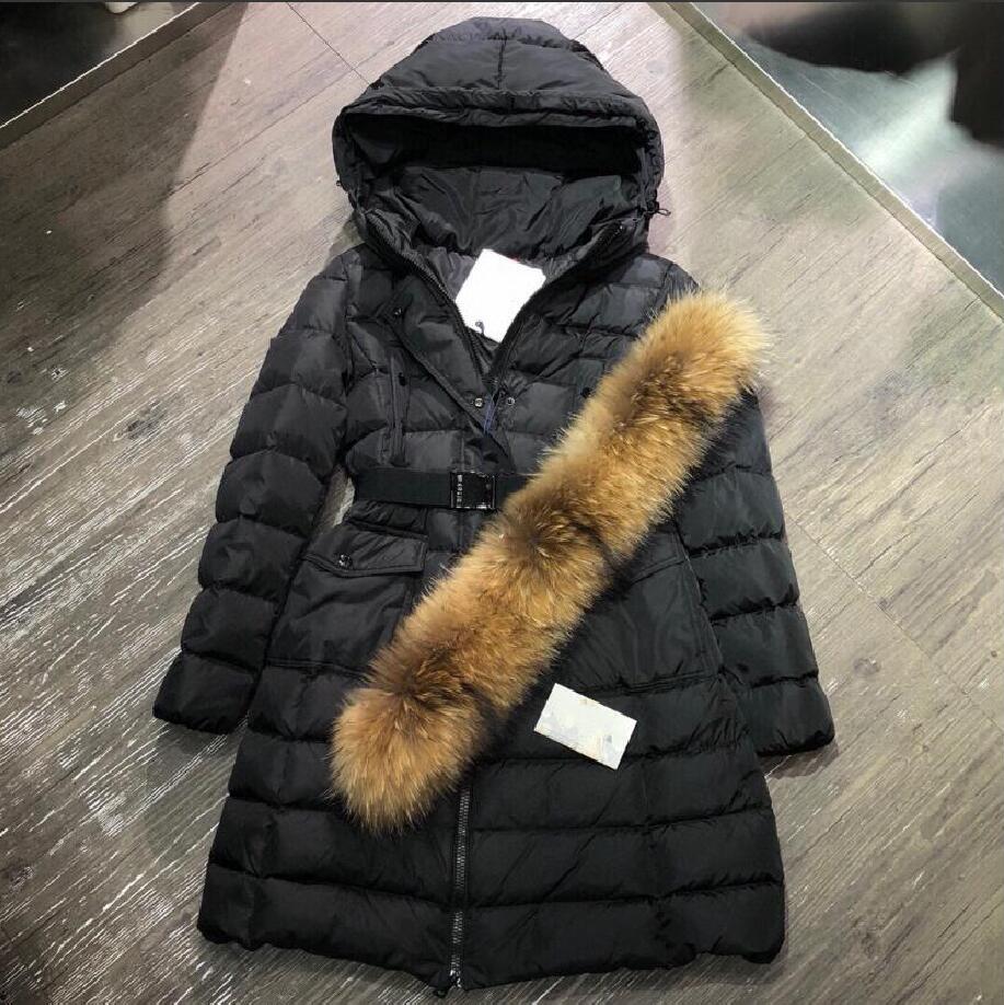 Women Big Real Raccoon Fur Hooded Down Coat Thick Warm With Belt X-long Jacket Waterproof Parkas Black color white label
Women Big Real Raccoon Fur Hooded Down Coat Thick Warm With Belt X-long Jacket Waterproof Parkas Black color white label