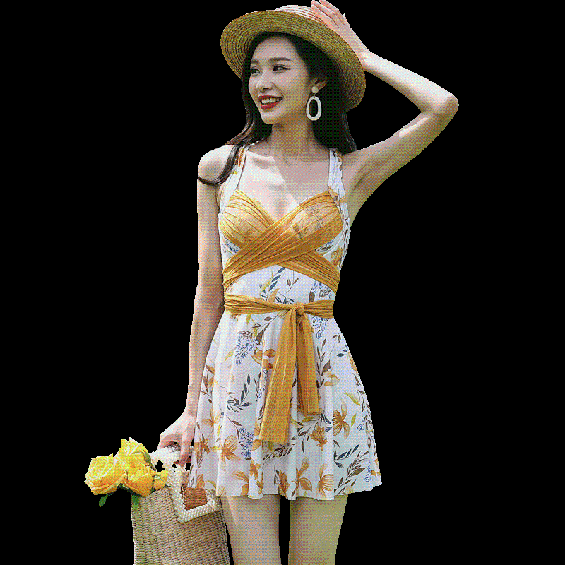 Women's Swimwear Swimsuit Women 2022 Spring Ins Net Red Wind Holiday Dress Fairy Bathing Suit Conservative, Orange flower
Women's Swimwear Swimsuit Women 2022 Spring Ins Net Red Wind Holiday Dress Fairy Bathing Suit Conservative, Orange flower