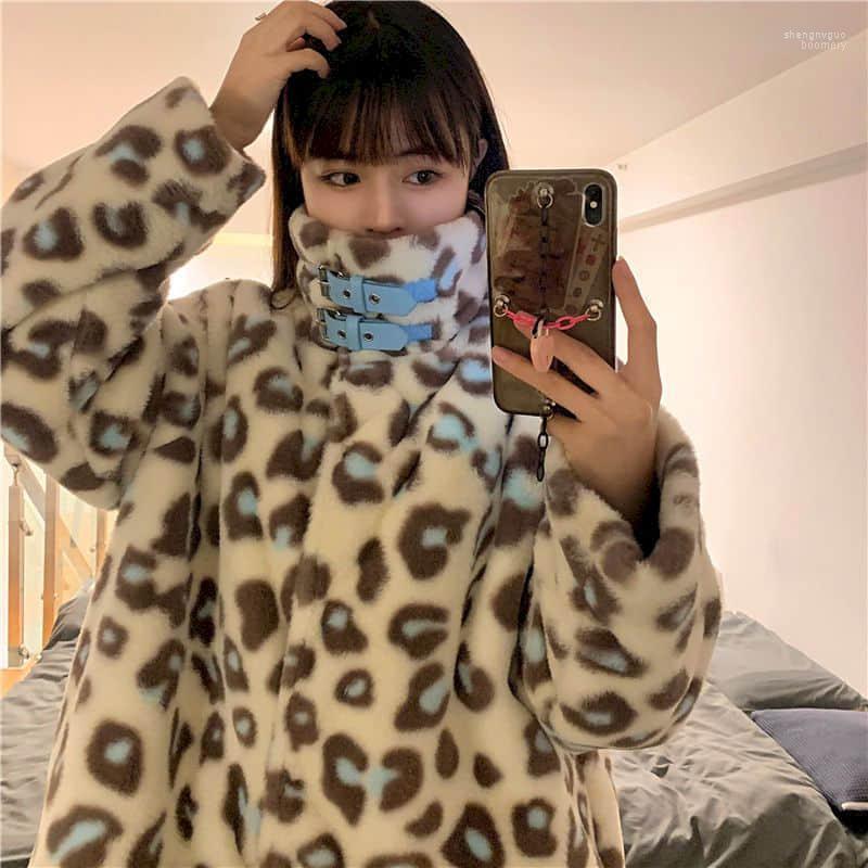 Women's Jackets 2022 Autumn Winter Long Sleeve Leopard Jacket Korean Casual Top Plus Size Fashion Women Clothing Oversize Clothes Colorblock, Picture
Women's Jackets 2022 Autumn Winter Long Sleeve Leopard Jacket Korean Casual Top Plus Size Fashion Women Clothing Oversize Clothes Colorblock, Picture