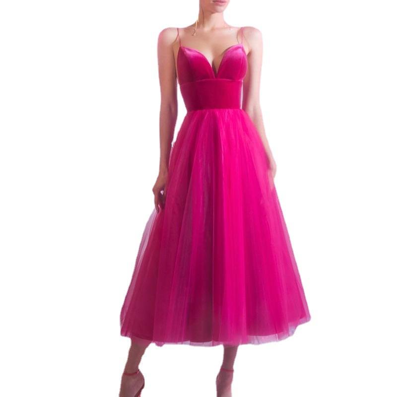 Casual Dresses Sexy Backless Prom Evening Party Dress Women Tube Top Spaghetti Strap Mesh 2022 Femme Robe Vestidos Wedding ClothesCasual, Rose red
Casual Dresses Sexy Backless Prom Evening Party Dress Women Tube Top Spaghetti Strap Mesh 2022 Femme Robe Vestidos Wedding ClothesCasual, Rose red