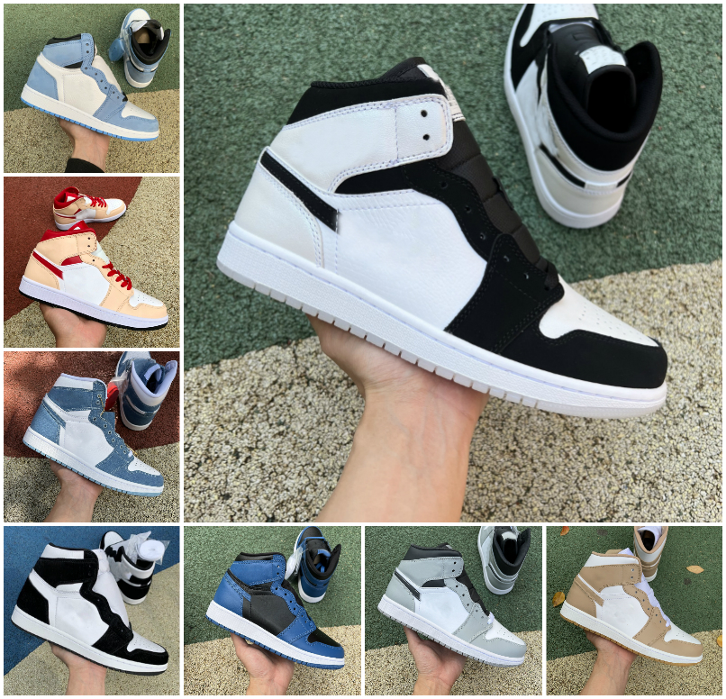 Jumpman 1 1s OG Mens Women Basketball Shoes Light Curry Diamond Shorts DARK MOCHA Twist University Blue Wolf Grey Green Aluminum Tan Gum Candy Milan Designer Sneakers, Bubble package bag
Jumpman 1 1s OG Mens Women Basketball Shoes Light Curry Diamond Shorts DARK MOCHA Twist University Blue Wolf Grey Green Aluminum Tan Gum Candy Milan Designer Sneakers, Bubble package bag