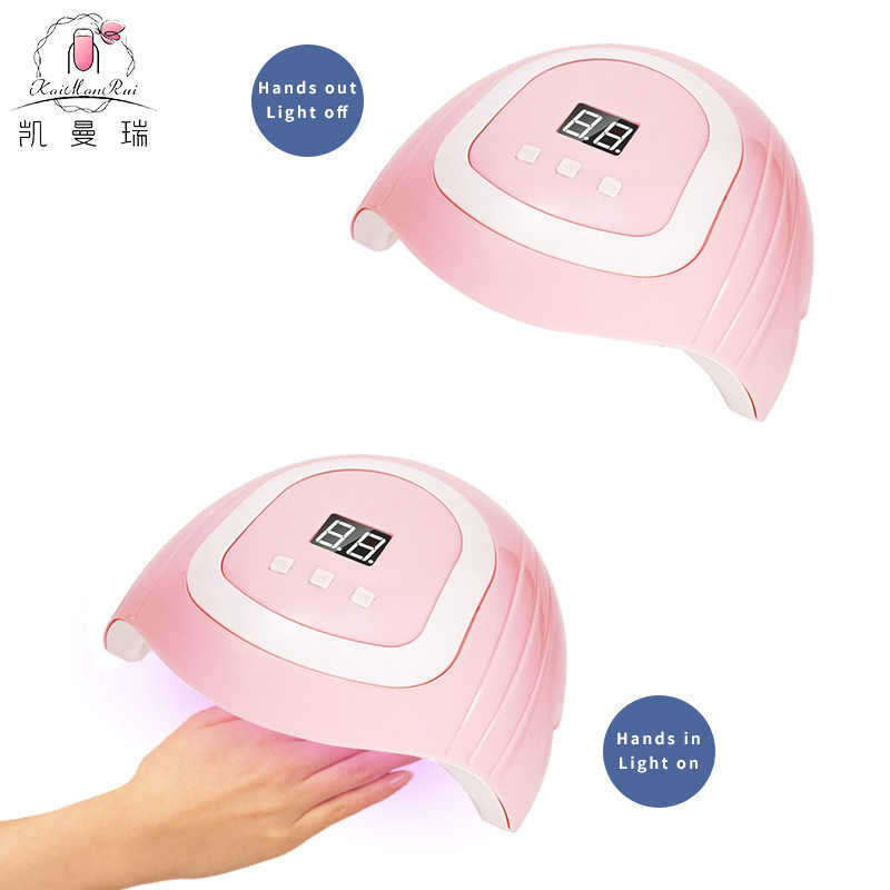 48W Nail Dryer LED Nail Lamp UV Lamp For Curing All Gel Nail Polish With Motion Sensing Manicure Pedicure Salon Tool