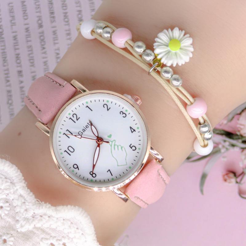 Wristwatches Women Watch Luminous Love Dial Bracelet Watches Set Ladies Leather Band Quartz Wristwatch Female Clock Relogio Mujer, Gray
Wristwatches Women Watch Luminous Love Dial Bracelet Watches Set Ladies Leather Band Quartz Wristwatch Female Clock Relogio Mujer, Gray