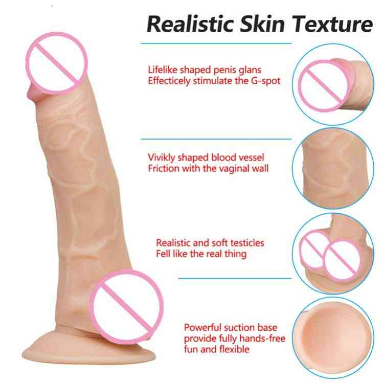 Sexy Toys Massager Selling Items Rubber Penis Soft Mushroom Head Dildo Women Adult Sex Toy Big Cock