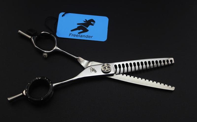 6.0" Hairdressing Scissors Fishbone double side Teeth 440C Haircut Barber Makas Thinning Shears professional Hair 220317