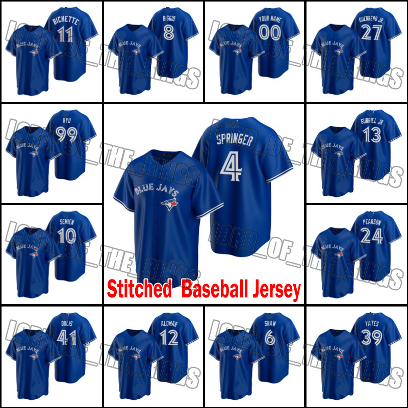 Blue Jays Jersey Vladimir Guerrero Jr Toronto Matt Chapman Lourdes Gurriel George Springer Bo Bichette Cavan Biggio Hyun-Jin Ryu Alejandro Kirk Danny Jansen Espinal, Man custom jersey (ln)
Blue Jays Jersey Vladimir Guerrero Jr Toronto Matt Chapman Lourdes Gurriel George Springer Bo Bichette Cavan Biggio Hyun-Jin Ryu Alejandro Kirk Danny Jansen Espinal, Man custom jersey (ln)
