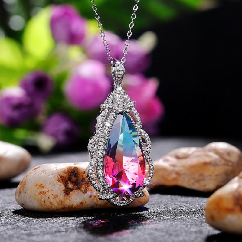 Pendant Necklaces 2022 Luxury Colorful Pear Silver Color On The Neck For Women Anniversary Gift Jewelry Wholesale X6896
Pendant Necklaces 2022 Luxury Colorful Pear Silver Color On The Neck For Women Anniversary Gift Jewelry Wholesale X6896