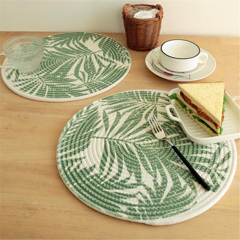 Mats & Pads Woven Insulated Placemat Beautiful Table Place Soft And Comfortable Good Heat Insulation Effect For Kitchen Dining
Mats & Pads Woven Insulated Placemat Beautiful Table Place Soft And Comfortable Good Heat Insulation Effect For Kitchen Dining