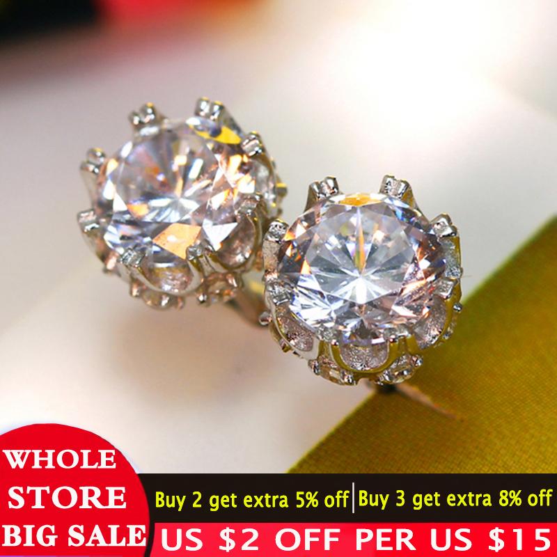 Stud With Certificate Tibetan Silver 925 Earrings Style High Quality White Zircon Luxury Daily Wear SE005Stud
Stud With Certificate Tibetan Silver 925 Earrings Style High Quality White Zircon Luxury Daily Wear SE005Stud