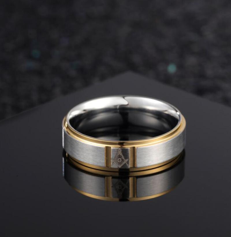 Cluster Rings Classic Retro Stainless Steel Masonic Symbol Ring For Men's 6Mm Fashion Casual Simple Accessories Jewelry GiftCluster
Cluster Rings Classic Retro Stainless Steel Masonic Symbol Ring For Men's 6Mm Fashion Casual Simple Accessories Jewelry GiftCluster