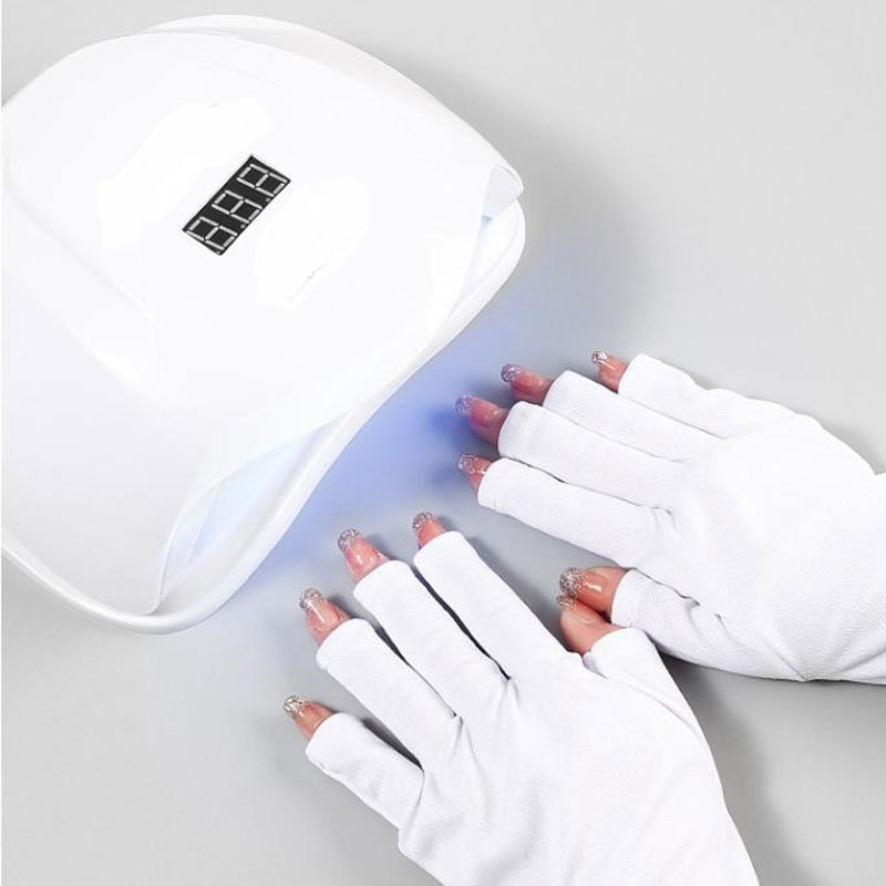 Anti UV Radiation Protection Protection UV Glove Nail Art Gel Anti UV Glove LED Lamp Nail Dryer Light Tool Uv-beschermende Handschoen Uv-schutzhandsch