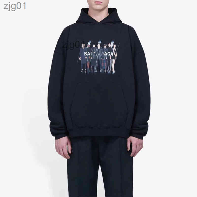 Luxury Hoodie Balanciagas Autumn And Winter Band Portrait Printed Cotton Loose Long Sleeved Sweater Balance
Luxury Hoodie Balanciagas Autumn And Winter Band Portrait Printed Cotton Loose Long Sleeved Sweater Balance