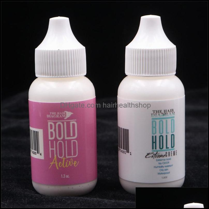 Adhesives Hair Accessories Tools Products 38Ml White Waterproof Wig Glue Invisible Long Lasting Adhesive Glues For Lace Wig/Toupee/Hair Ex