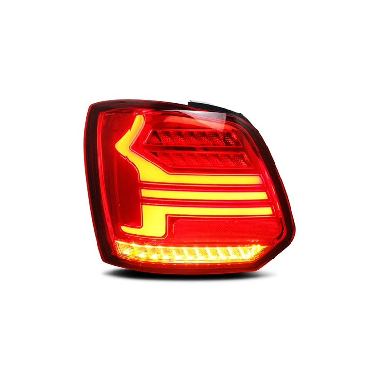Car Rear Lamp For Volkswagen Polo LED Tail Light 20 11-20 18 LED Brake Lights Reverse Fog Taillights Auto Accessories