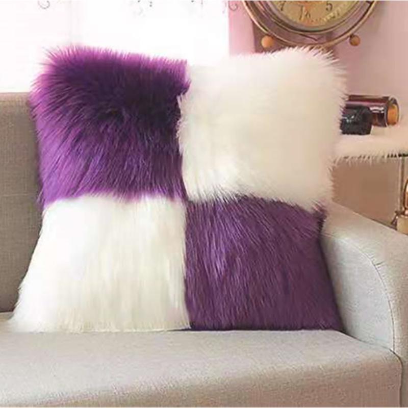 Cushion/Decorative Pillow Soft Plush Cushion Cover Home Office Decor Waist High Imitation Australian Wool Bedroom Sofa Bedside Pillowcase
Cushion/Decorative Pillow Soft Plush Cushion Cover Home Office Decor Waist High Imitation Australian Wool Bedroom Sofa Bedside Pillowcase