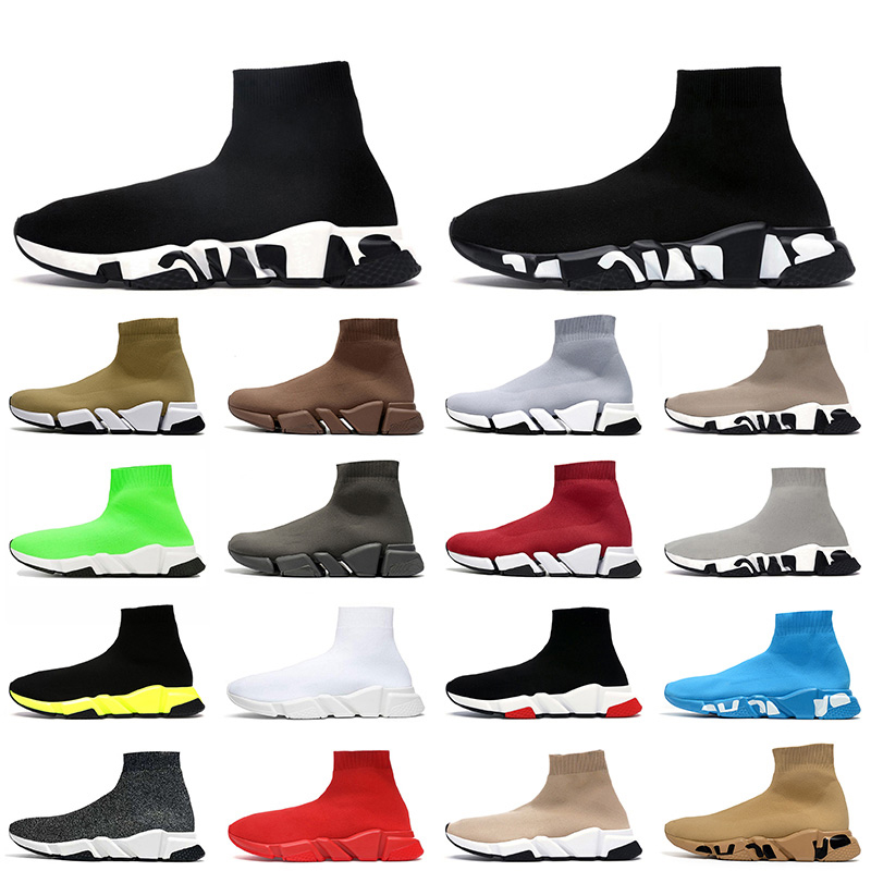 Luxurys Sock Shoes Graffiti Sole Women Mens Designer Casual Shoe Socks Trainer Runner Black White Beige Grey Speed Trainer 2 Platform Sneakers Knit Boot Off Size 36-45, D31 green 36-40
Luxurys Sock Shoes Graffiti Sole Women Mens Designer Casual Shoe Socks Trainer Runner Black White Beige Grey Speed Trainer 2 Platform Sneakers Knit Boot Off Size 36-45, D31 green 36-40