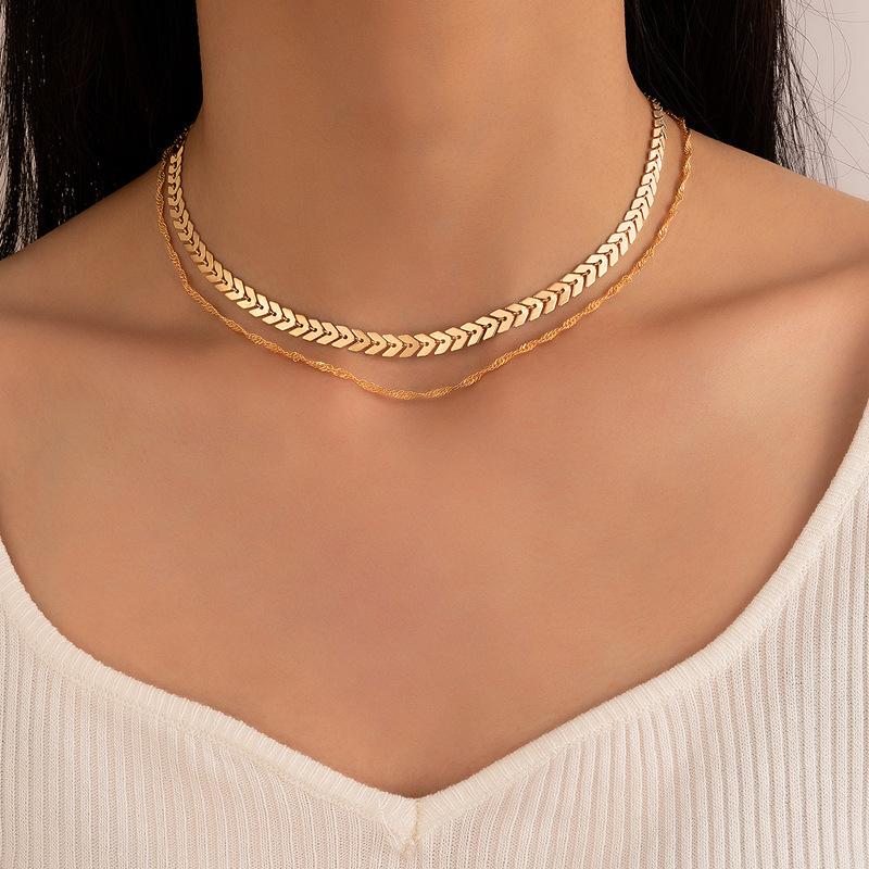 Pendant Necklaces Vintage Boho Classic Double Clavicle Necklace For Women Personality Stainless Steel Gold Party Birthday Gift JewelryPendan
Pendant Necklaces Vintage Boho Classic Double Clavicle Necklace For Women Personality Stainless Steel Gold Party Birthday Gift JewelryPendan