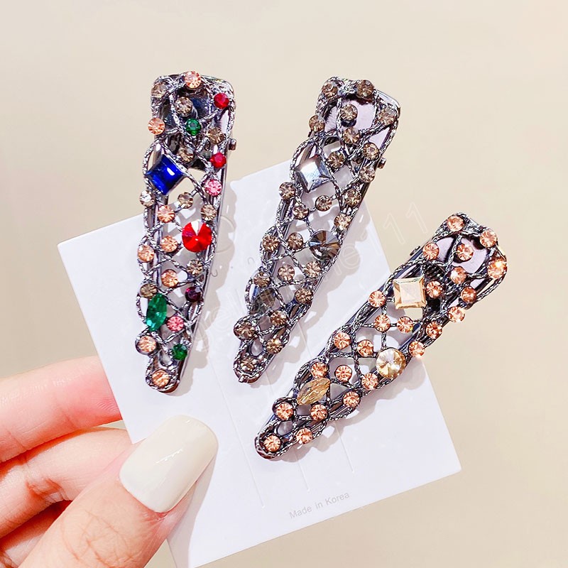 Women Vintage Rhinestones Hollow Metal Hairpins Sweet Side Hair Clips Barrettes Headband Fashion Hair Accessories, Mixed color
Women Vintage Rhinestones Hollow Metal Hairpins Sweet Side Hair Clips Barrettes Headband Fashion Hair Accessories, Mixed color