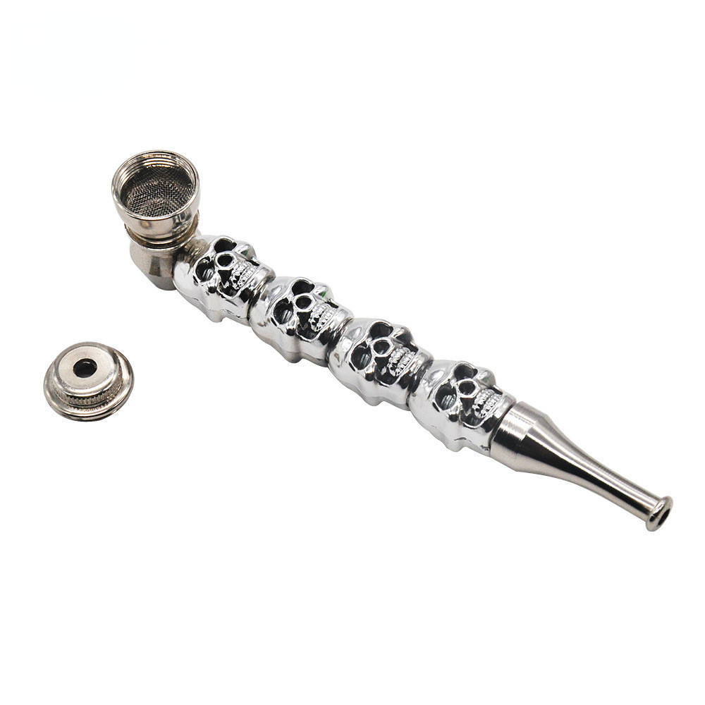 Skull Smoking Pipe 128MM Metal Premium Zinc Alloy Metal Bowl Smoke Hand Spoon Pipes Tobacco Fit Dry Herb Burner Accessories
Skull Smoking Pipe 128MM Metal Premium Zinc Alloy Metal Bowl Smoke Hand Spoon Pipes Tobacco Fit Dry Herb Burner Accessories