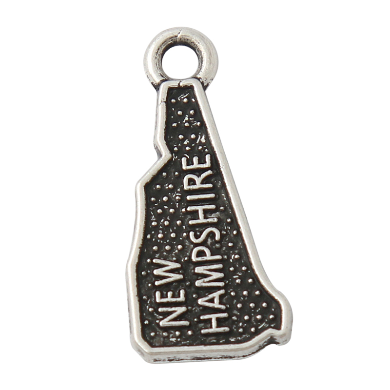 Wholesale Vintage American States Map Alloy Charms New Hampshire Accessories Charms AAC030
Wholesale Vintage American States Map Alloy Charms New Hampshire Accessories Charms AAC030