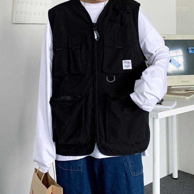 Men's Vests Functional Tactical Vest Fashion Multi-pocket Tooling Sleeveless Jacket Casual Outer Wear Black/military Green Kare22
Men's Vests Functional Tactical Vest Fashion Multi-pocket Tooling Sleeveless Jacket Casual Outer Wear Black/military Green Kare22