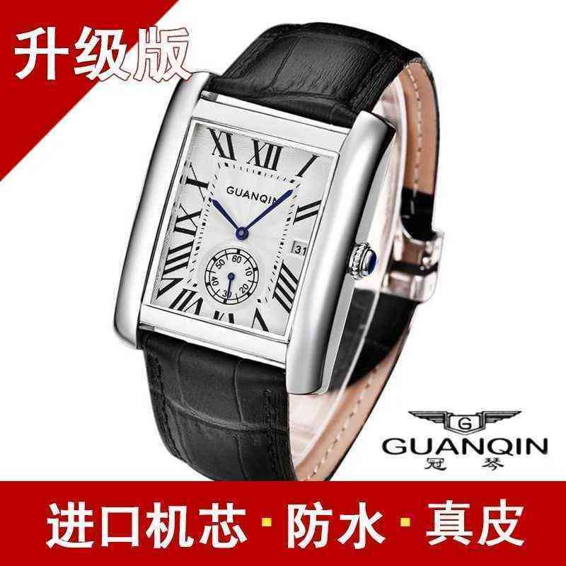 luxury women watch santos wristwatches high quality SLSZ cassidy Tank womens Guanqin authentic waterproof quartz blue needle non mens belt, Black
luxury women watch santos wristwatches high quality SLSZ cassidy Tank womens Guanqin authentic waterproof quartz blue needle non mens belt, Black