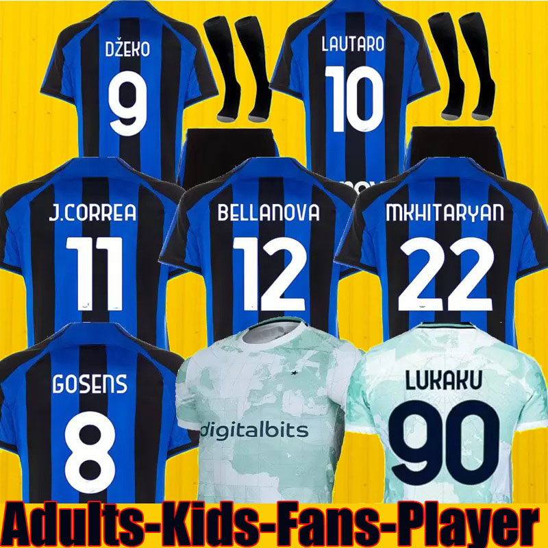 Player Version Inter LUKAKU soccer jerseys 22 23 BARELLA VIDAL LAUTARO ERIKSEN ALEXIS DZEKO CORREA UNIFORMS football shirts 2022 2023 Milan men kids kit jerseys, Home
Player Version Inter LUKAKU soccer jerseys 22 23 BARELLA VIDAL LAUTARO ERIKSEN ALEXIS DZEKO CORREA UNIFORMS football shirts 2022 2023 Milan men kids kit jerseys, Home