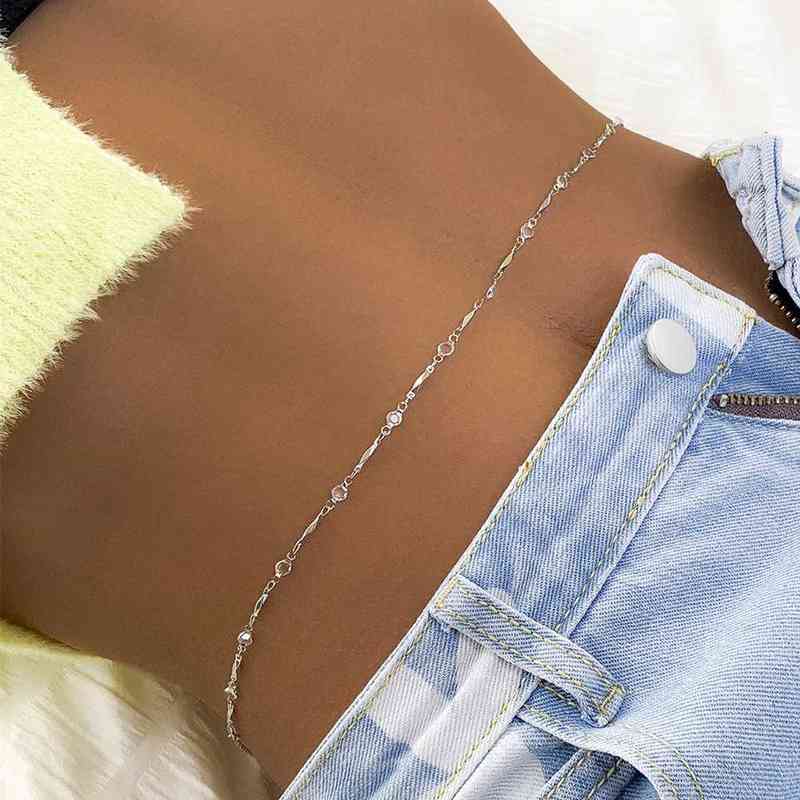 Simple Crystal Body Waist Chain for Women Egirl Minimalism Rhinestone Belly Belt Chain Summer Bikini Beach Vacation Gift 2022 Y220419, Black
Simple Crystal Body Waist Chain for Women Egirl Minimalism Rhinestone Belly Belt Chain Summer Bikini Beach Vacation Gift 2022 Y220419, Black