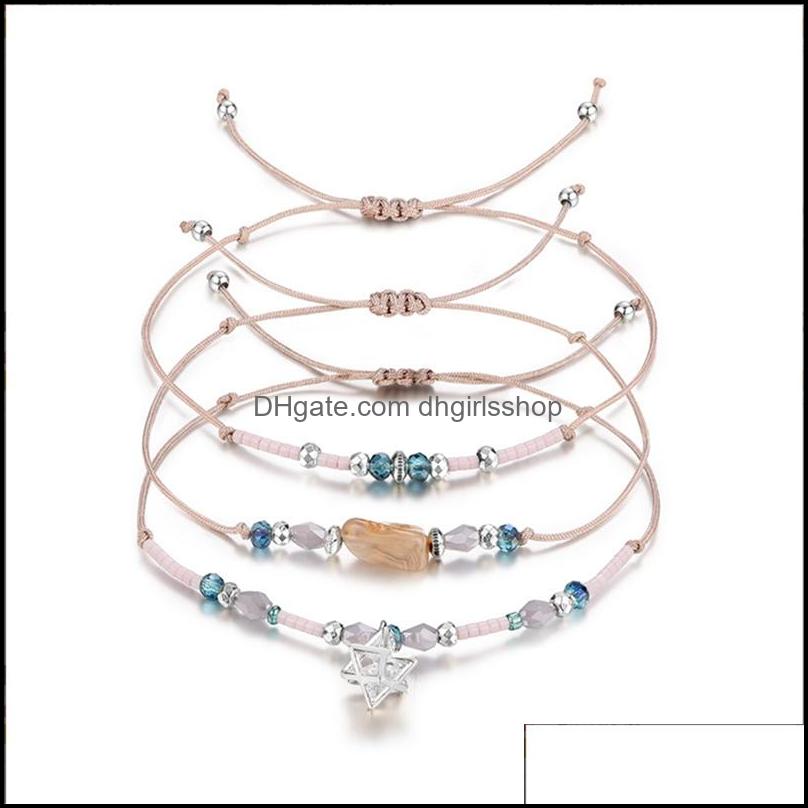 Charm Bracelets Jewelry Braided Rope Bracelet Waterproof Ocean Surf Beaded Bohemian Lady Hawaiian Set Dr Dhsqr
Charm Bracelets Jewelry Braided Rope Bracelet Waterproof Ocean Surf Beaded Bohemian Lady Hawaiian Set Dr Dhsqr