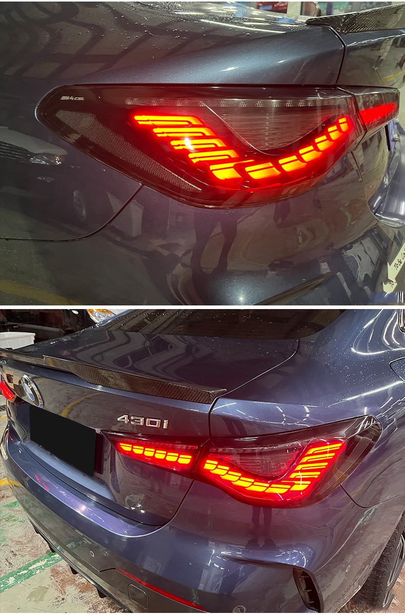 Auto Accessories Turn Signal Lights For BMW M4 DRL Taillight 20-2022 425I 430I Rear Car LED Tail Light Brake Light