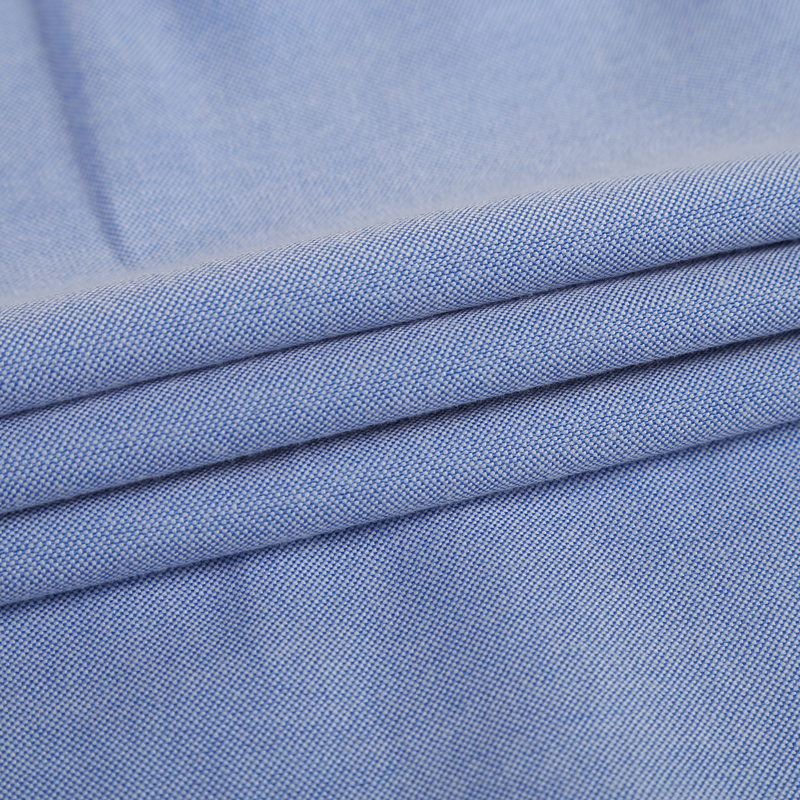 Men's Long Sleeve Oxford Plaid Striped Casual Shirt Front Patch Chest Pocket Regular-fit Button-down Collar Thick Work Shirts 220322