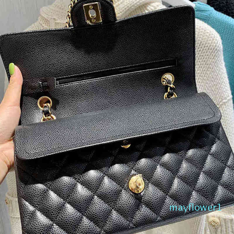 2022 Designer Caviar 100% Genuine Leather Ladies Handbags Cowhide Wallets Messenger Bags Qui Stitched Flap, Cowhide gold20
2022 Designer Caviar 100% Genuine Leather Ladies Handbags Cowhide Wallets Messenger Bags Qui Stitched Flap, Cowhide gold20