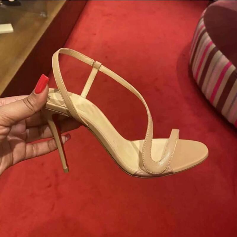 Summer Luxury Brands Rosalie Strappy Sandal Shoes Women's Red Bottoms High Stiletto Heels Party Wedding Bridal Fashion Brand Lady Pumps Black Yellow Nude
Summer Luxury Brands Rosalie Strappy Sandal Shoes Women's Red Bottoms High Stiletto Heels Party Wedding Bridal Fashion Brand Lady Pumps Black Yellow Nude