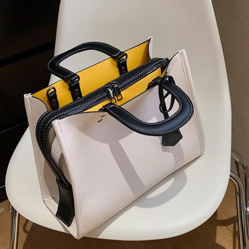 Evening Bags Vintage Large Tote Bag 2022 Winter High-quality PU Leather Women's Designer Handbag Shoulder Messenger, Beige 
Evening Bags Vintage Large Tote Bag 2022 Winter High-quality PU Leather Women's Designer Handbag Shoulder Messenger, Beige