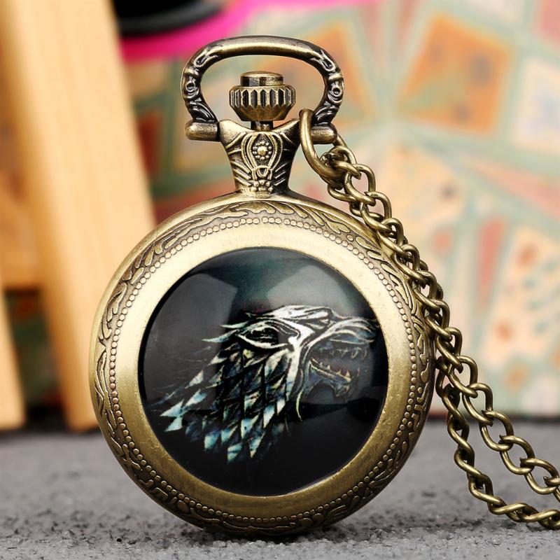 Pocket Watches Bronze Medium Size Wolf Dome Necklace Quartz Watch Anime Clock Fire Blood Themed Patch Chain Pendant For Men WomenPocket, Elk
Pocket Watches Bronze Medium Size Wolf Dome Necklace Quartz Watch Anime Clock Fire Blood Themed Patch Chain Pendant For Men WomenPocket, Elk