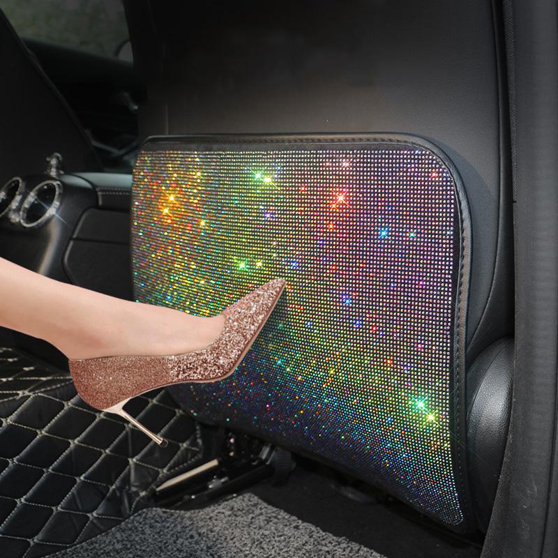 Other Interior Accessories Car Crystal Diamond Anti Child Kick Pad Seat Back Dirty Pads Universal Protective Leather Cover PaddingOther
Other Interior Accessories Car Crystal Diamond Anti Child Kick Pad Seat Back Dirty Pads Universal Protective Leather Cover PaddingOther