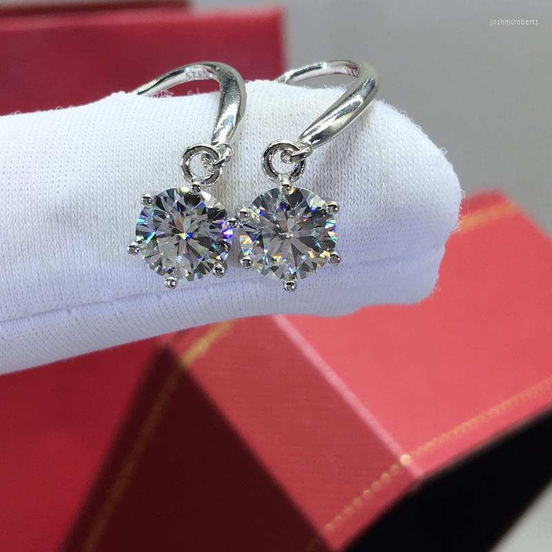 Dangle & Chandelier Total 2 Carat Diamond Test Past Round Brilliant Cut D Color Moissanite Drop Earrings Real Silver 925 Original Gemstone E
Dangle & Chandelier Total 2 Carat Diamond Test Past Round Brilliant Cut D Color Moissanite Drop Earrings Real Silver 925 Original Gemstone E