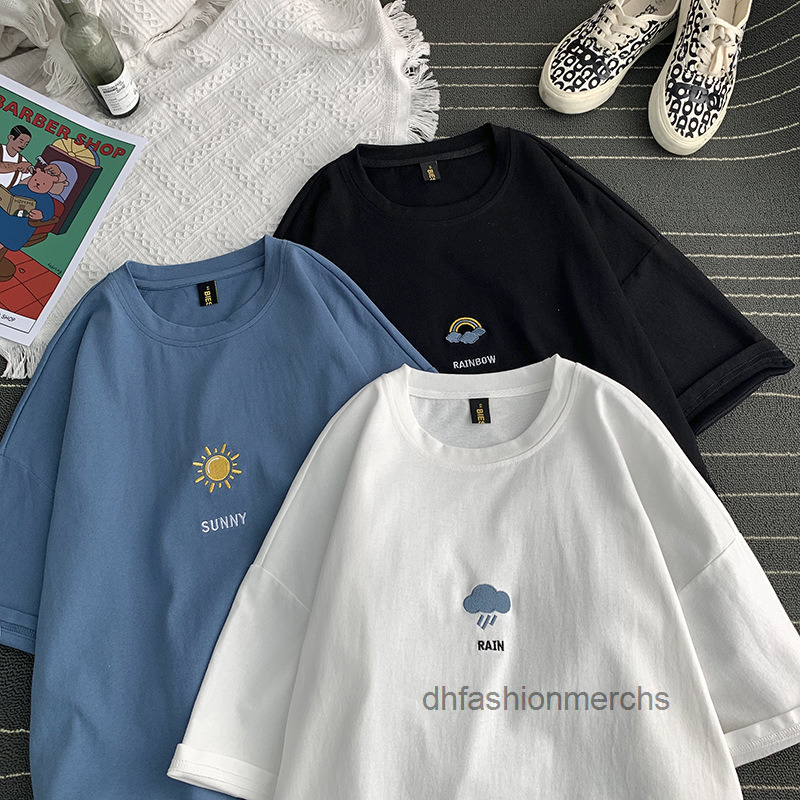 designer t shirt Harajuku short sleeve tshirts mens brand loose trend versatile couple half sleeves tshirts summer clothes, White 2
designer t shirt Harajuku short sleeve tshirts mens brand loose trend versatile couple half sleeves tshirts summer clothes, White 2
