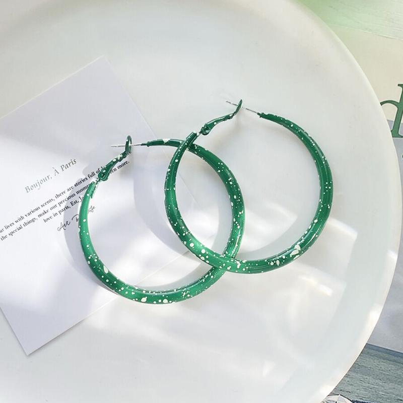 Clip-on & Screw Back Fashion Ladies Irregular Pattern Large Circle Earrings Green Personality Retro Style Gifts 2022Clip-on
Clip-on & Screw Back Fashion Ladies Irregular Pattern Large Circle Earrings Green Personality Retro Style Gifts 2022Clip-on