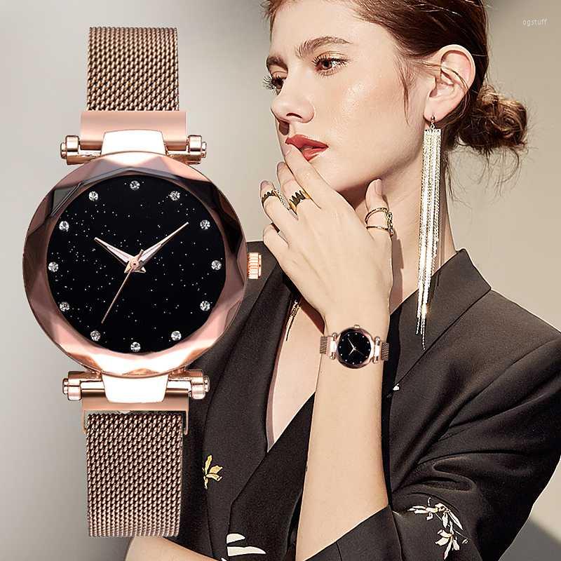 Wristwatches Fashion Gogoey Brand Starry Sky Watches Women Romantic Rhinestone Ladies Clock Casual Dress Quartz Wristwatch Reloj, Brown
Wristwatches Fashion Gogoey Brand Starry Sky Watches Women Romantic Rhinestone Ladies Clock Casual Dress Quartz Wristwatch Reloj, Brown
