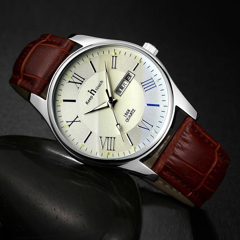 Wristwatches Classic Fashion Men Watch Luxury Business Quartz For High Quality Leather Date Waterproof Clock Reloj HombreWristwatches Wristw, Silver white brown
Wristwatches Classic Fashion Men Watch Luxury Business Quartz For High Quality Leather Date Waterproof Clock Reloj HombreWristwatches Wristw, Silver white brown