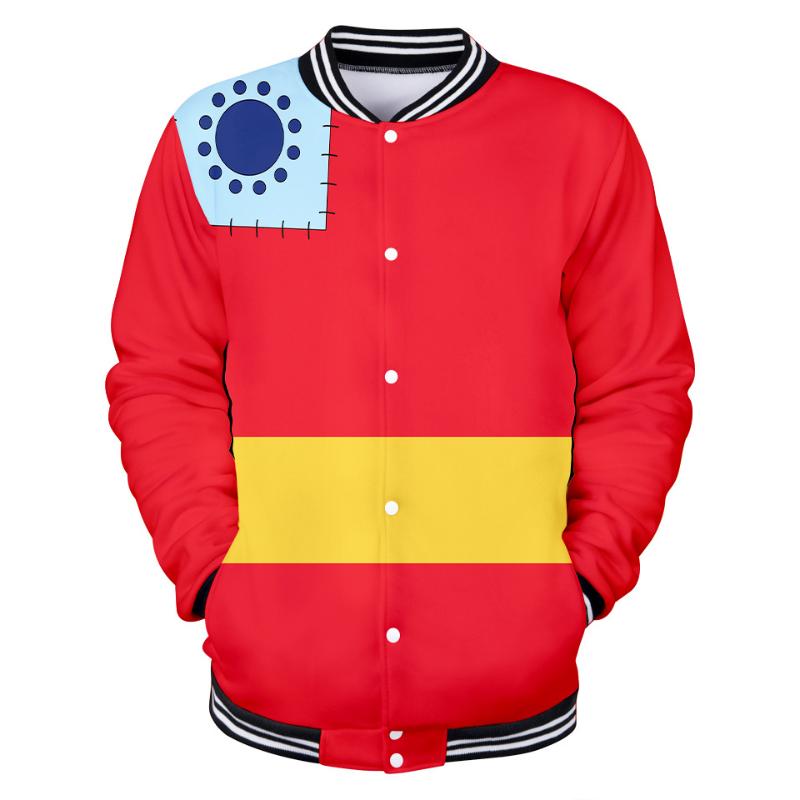 Men's Jackets High Quality Baseball Jacket Coats ONE PIECE Men/Women Hoodie Sweatshirts 3D Print Cartoon TopsMen's
Men's Jackets High Quality Baseball Jacket Coats ONE PIECE Men/Women Hoodie Sweatshirts 3D Print Cartoon TopsMen's