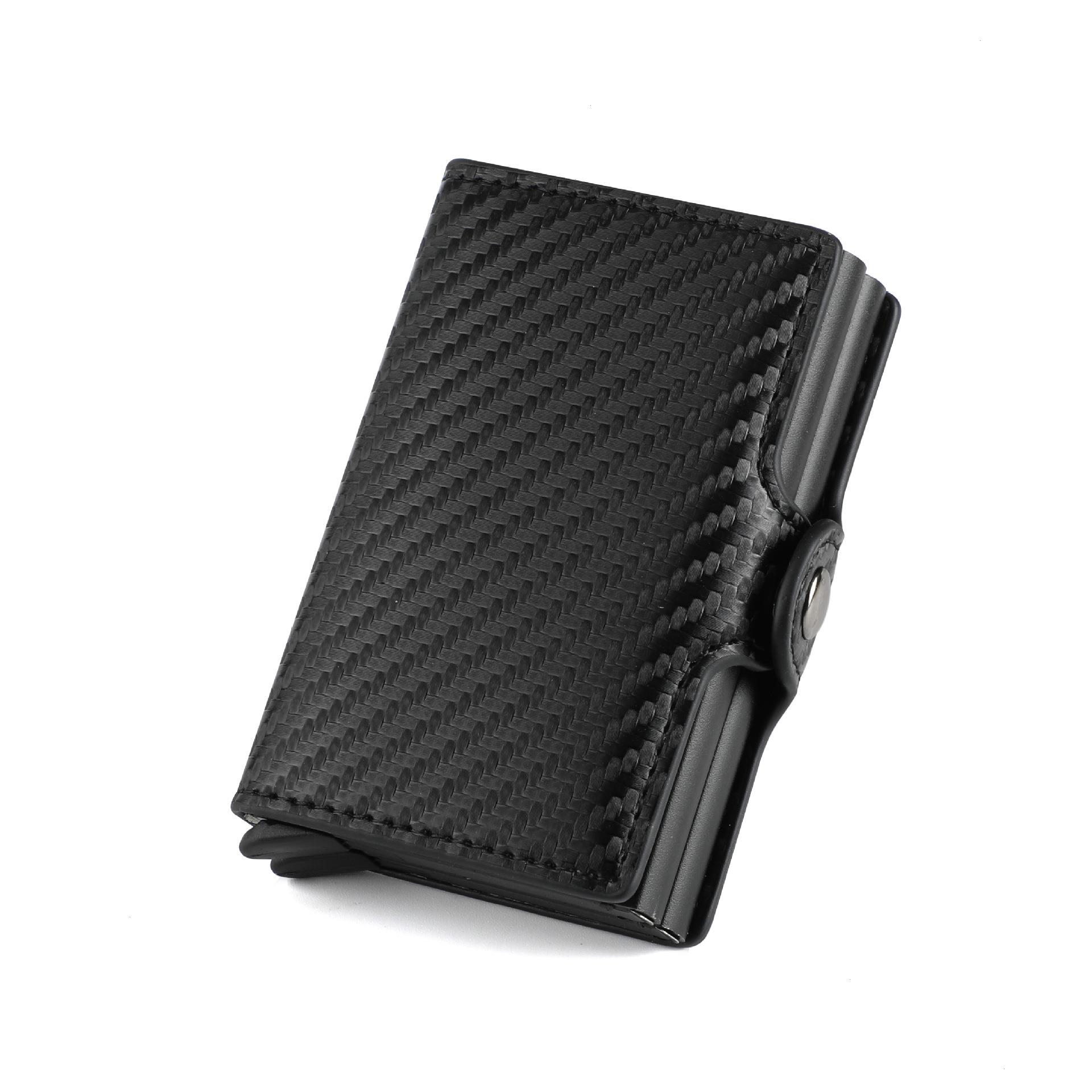 Carbon Fiber Men Wallet Rfid Anti-theft Slim Wallets For Women Double Layer Aluminum Alloy Card Holder, Grey
Carbon Fiber Men Wallet Rfid Anti-theft Slim Wallets For Women Double Layer Aluminum Alloy Card Holder, Grey