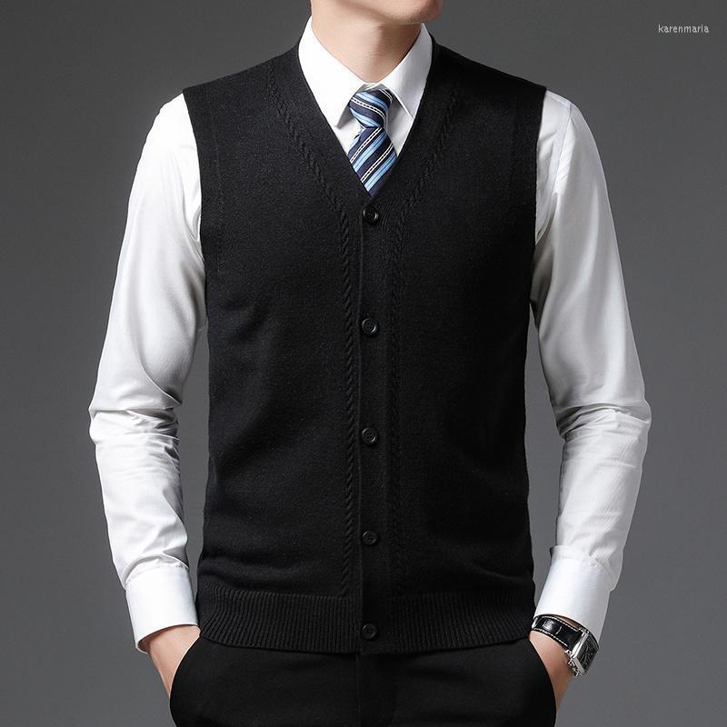 Men's Vests Super Top Pleuche Level Anti-pilling Grade 4 Winter V Neck Fashion Brand Knit Cardigan Casual Preppy Sweater Vest Sleeveless Kar, Black
Men's Vests Super Top Pleuche Level Anti-pilling Grade 4 Winter V Neck Fashion Brand Knit Cardigan Casual Preppy Sweater Vest Sleeveless Kar, Black