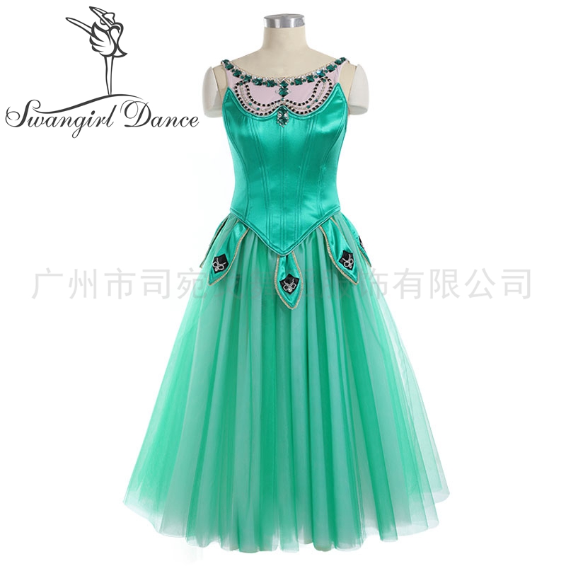 women professional Emerald variation professional stage costumes ballet dress tutu for girls BT3031, Green
women professional Emerald variation professional stage costumes ballet dress tutu for girls BT3031, Green