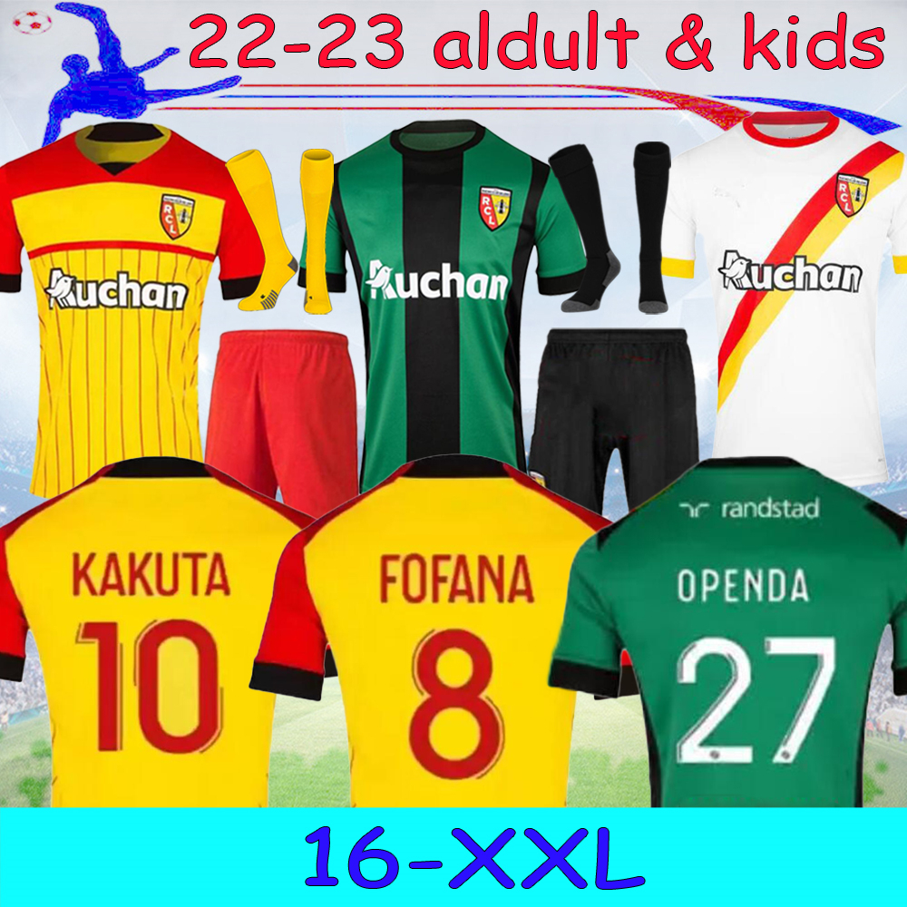 2022 2023 RC Lens third away maillot soccer jerseys 22 23 home BUKSA CABOT BANZA POREBA KAKUTA OPENDA GANAGO SOTOCA FOFANA GRADIT FORTES Football Shirts kids, 22-23 third
2022 2023 RC Lens third away maillot soccer jerseys 22 23 home BUKSA CABOT BANZA POREBA KAKUTA OPENDA GANAGO SOTOCA FOFANA GRADIT FORTES Football Shirts kids, 22-23 third